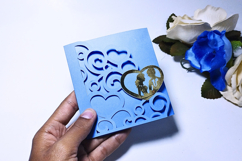 SVG Cricut JOY Mini Pop Up Wedding Bride and Groom Heart Product Image 5