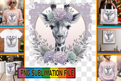 RADIANT TSHIRT Art Ideas, Giraffe Product Image 1