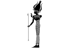 Satis.Egyptian ancient symbol. Culture.Design element. Product Image 3