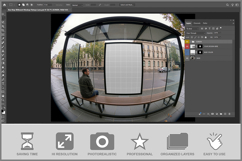 Bus Stop Billboard Fisheye Lens Product Image 2