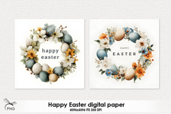 Easter digital paper, background clipart Product Image 3