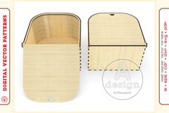 Box Organizer v26 - laser cut file - Glowforge ready SVG Product Image 3