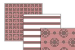 umber, blush and white digital papers Product Image 3