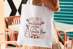 Cookies for Santa - Christmas Kitchen SVG, PNG, DXF Product Image 3