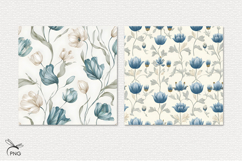 Spring flowers digital paper, seamless pattern Product Image 3