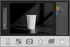 Coffee Cup Mockup on Dark Background Product Image 3