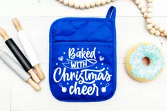 Baked with christmas cheer SVG, Christmas Pot SVG Product Image 2