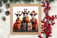 Christmas Family Animals Clipart, Christmas Clipart Product Image 3