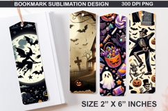 Bookmarks Sublimation - Halloween Holly Berries PNG Design Product Image 1