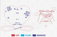 Personalized Mother And Daughter Hand Stand Decor SVG Product Image 2