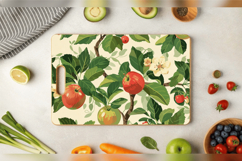 Cottagecore Apple Garden Cutting Boards sublimation Design Product Image 3