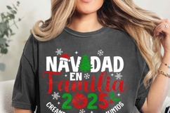 Feliz Navidad 2025 Shirt SVG | Spanish Christmas Family Gift Product Image 3