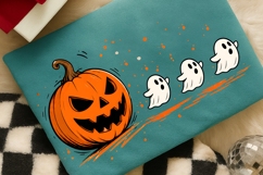 Funny Halloween Pumpkin PNG, Trendy Halloween Pumpkin PNG Product Image 3