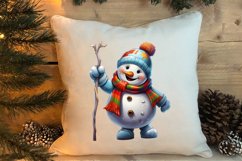 Funny Snowman Sublimation Clipart, Christmas PNG Product Image 3