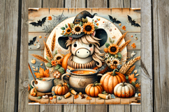 Halloween horse | 4 Skinny tumbler sublimation designs Product Image 3
