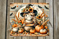 Halloween horse | 4 Skinny tumbler sublimation designs Product Image 3