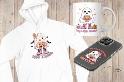 Pink Boots Cute Kawaii Halloween Ghost, Pink Halloween Set Product Image 3