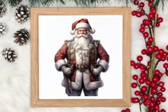 Cute Silver Christmas Watercolor Clipart, Christmas SVG Product Image 4