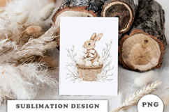 Watercolor Easter Bunny png Product Image 3