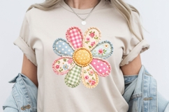Patchwork Daisy PNG, Vintage Spring/Summer Sublimation Product Image 3