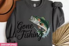 Gone fishing PNG, Fishing Sublimation Product Image 3