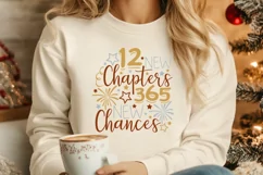 12 New Chapters 365 New Chances Svg, New Year's Eve Svg. Product Image 3