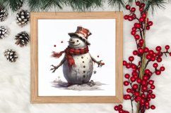 Western Christmas Watercolor Clipart Product Image 3