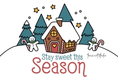 Aurora Night Font, Cute Handwritten Display Font Product Image 3