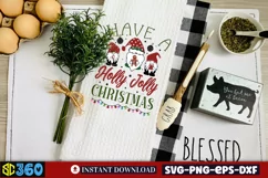 Have a holly jolly christmas SVG, Christmas SVG Product Image 3