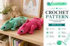Chameleon Amigurumi Crochet Pattern PDF Product Image 6