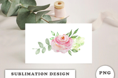 Watercolor Flowers Bouquet png Product Image 3