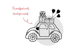 Valentine’s Day Romantic Line Art Product Image 5