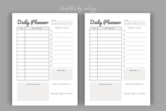 Minimal Daily Planner Template Canva | Simple Daily Schedule Product Image 3