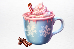 Christmas hot chocolate sublimation PNG Product Image 3