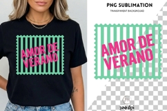 Amor de Verano PNG | Spanish Summer Love Shirt Design Product Image 1