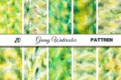 Abstract Green Watercolor Seamless Pattern- Spirit of Spring Product Image 3