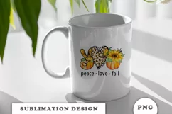 Peace Love Fall png sublimation designs downloads Product Image 6