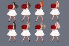 Valentine clipart PNG, Love clipart, 14 February clipart PNG Product Image 3