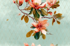 Floral Background, Cartoon Flowers Background Designs Product Image 3