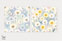 Dandelion digital paper Product Image 3