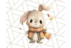 Woodland Autumn Critters PNG Clipart, Cute Fall Animals Product Image 3