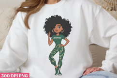 Empowering Black Girl Clipart PNG Product Image 3