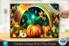 Pumpkins Cutting Board Sublimation Design Product Image 1