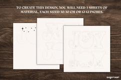 Multilayer Joy Nativity Scene Laser Cut | Glowforge | SVG Product Image 2