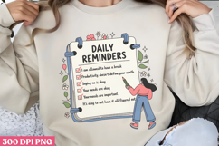 Daily Reminder Sublimation Bundle PNG Product Image 7