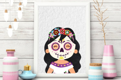 Day of the Dead Clipart - Sugar Skull - Dia De Los Muertos Product Image 3