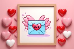 Valentine Vintage Love Clipart, Christmas Clipart Product Image 3