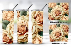 Colorful Flowers Tumbler Wrap Bundle PNG Product Image 3