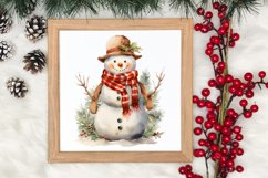 Watercolor Christmas Farm Clipart Product Image 3