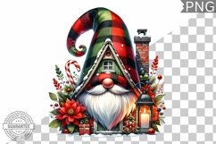 Christmas Gnome Sublimation - Clipart PNG Design Product Image 1